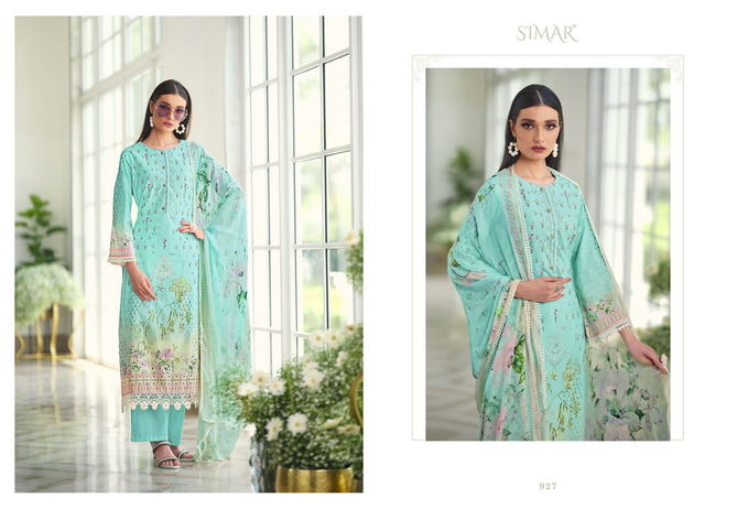 Glossy Simar Nazam 927 Series Ethnic Wear Fancy Printed Salwar Suits Collection